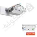 پروژکتور اپسون EB-485Wi نصب شده روی دیوار کلاس